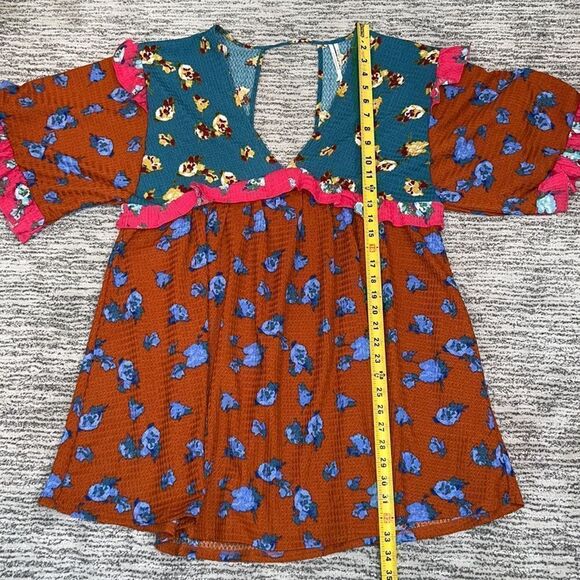 NWT Anthropologie Ruffled Sleep Mini Dress Medium - Picture 10 of 14